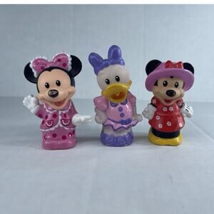 Fisher Price Little People Figures Disney Minnie Mouse Daisy Duck Set 2014-2015